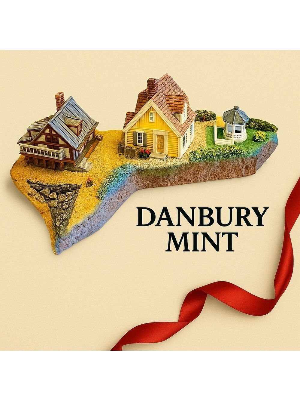 Danbury Mint “Fisherman’s Cove” Replica 8x5”